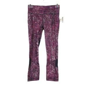 LULULEMON Pace Rival Crop leggings 2016 Seawheeze rare NWT
